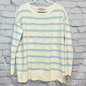 Loft Knit Cozy Striped Sweater